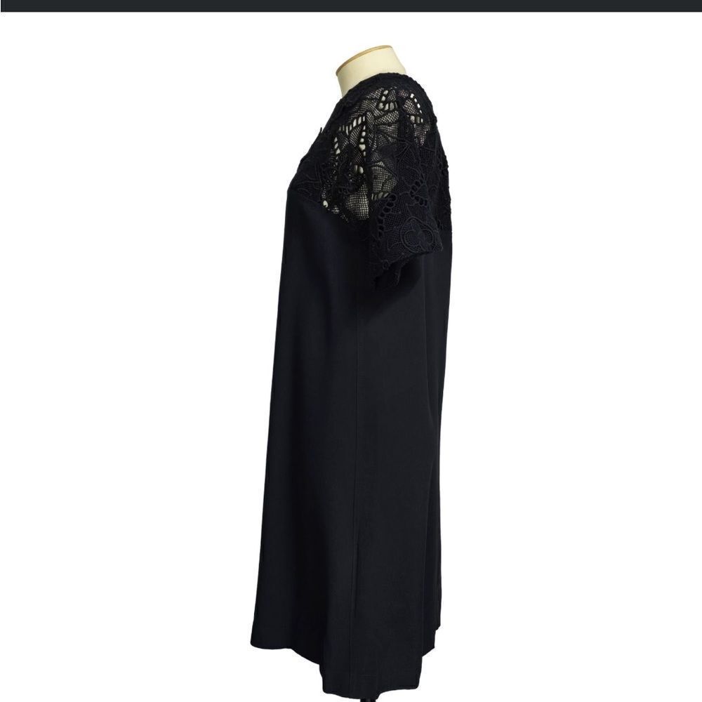 Louis Vuitton Dress Black Monogram Lace Size 38 - Picture 11 of 11
